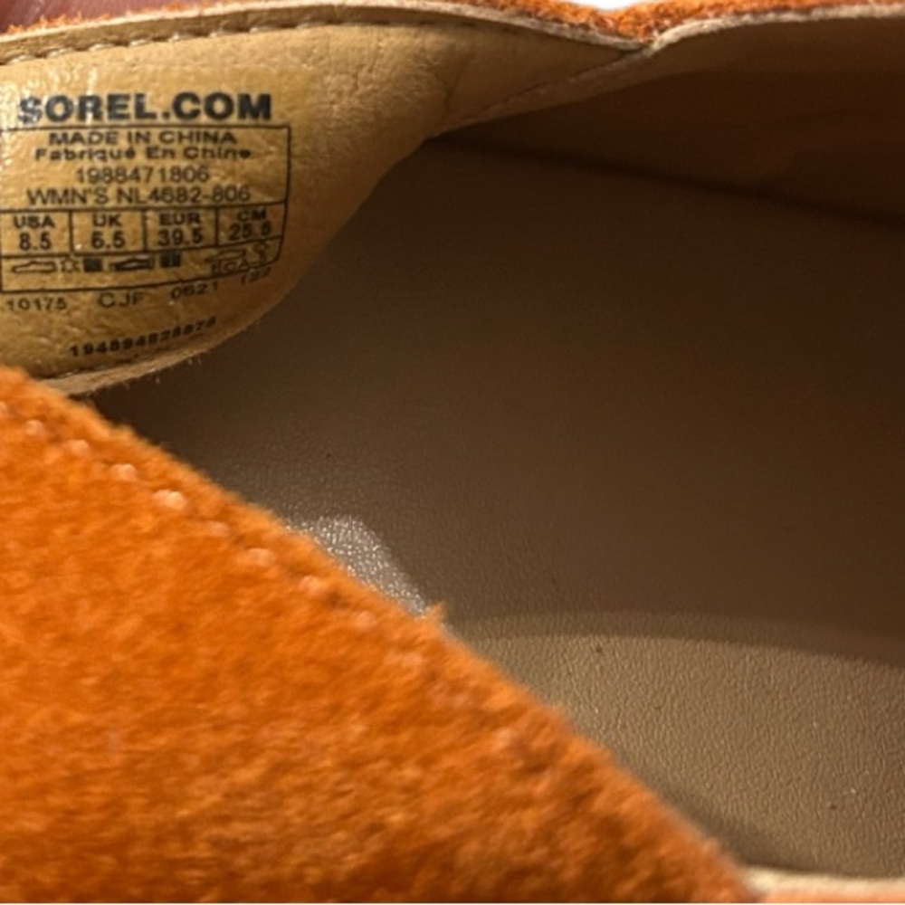 Sorel Women's Joanie™ Ill Slingback Wedge Sandal Size 8.5 Orange - Picture 6 of 7